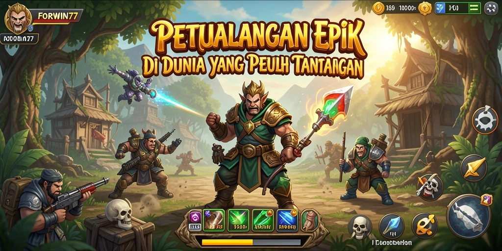 Menampilkan gameplay seru dari FORWIN77 saat menjelajahi dunia penuh tantangan.