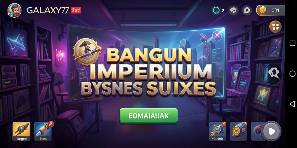 Tampilan gameplay Tycoon yang seru dan menarik di GALAXY77.