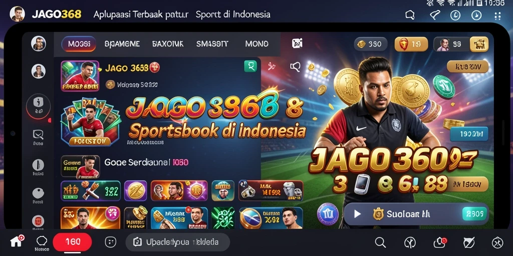 Tampilan antarmuka pengguna JAGO368 yang menarik dan informatif.