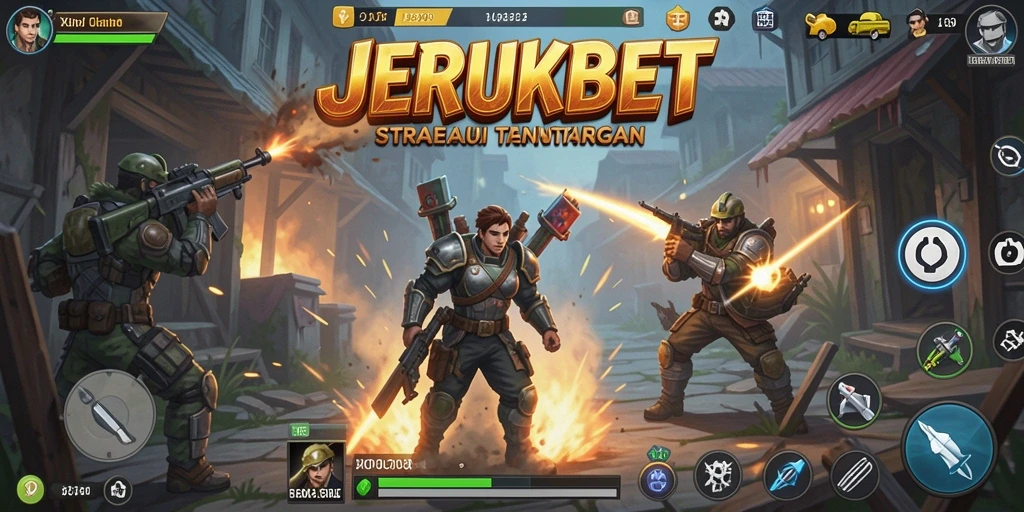 Screenshot utama JERUKBET menampilkan gameplay strategi yang seru.