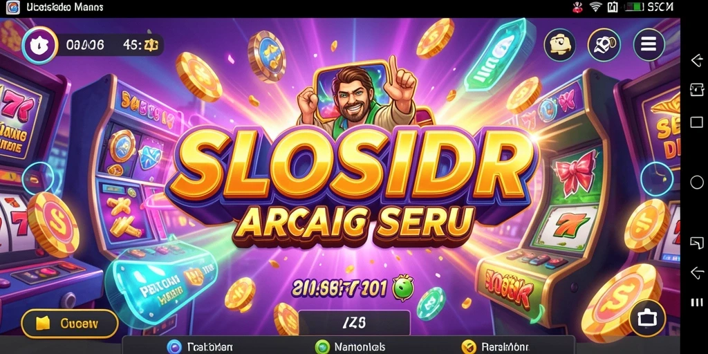Tampilan gameplay yang seru dan penuh warna dalam SLOTSIDR.